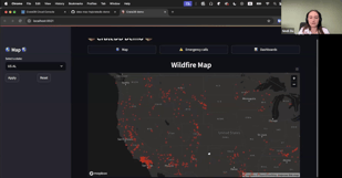 Emergency Response & Wildfire Real-Time Analysis