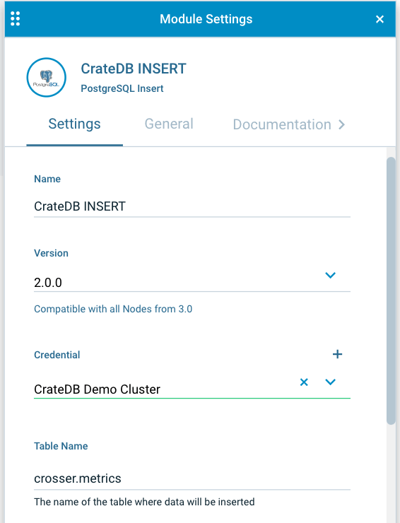 CrateDB Blog | CrateDB & Crosser.io - How to connect