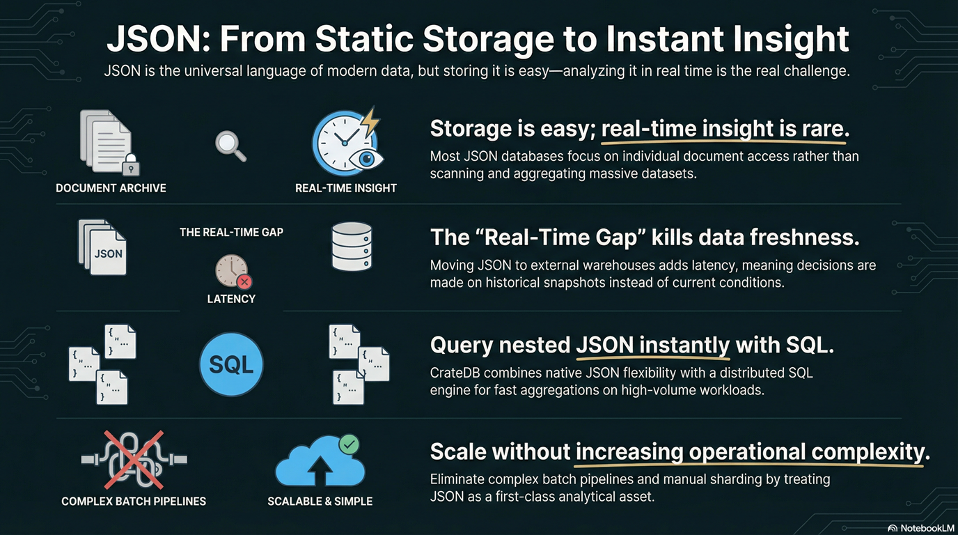 JSON - from storage to insights