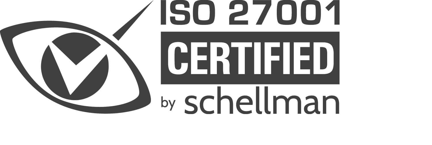 ISO 27001 Certified by schellman