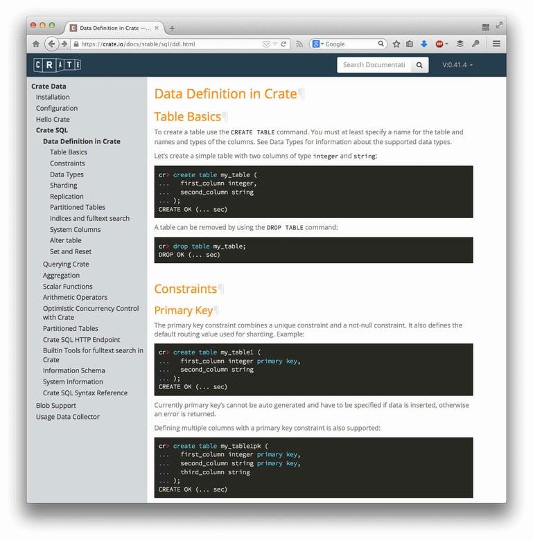 CrateDB Documentation