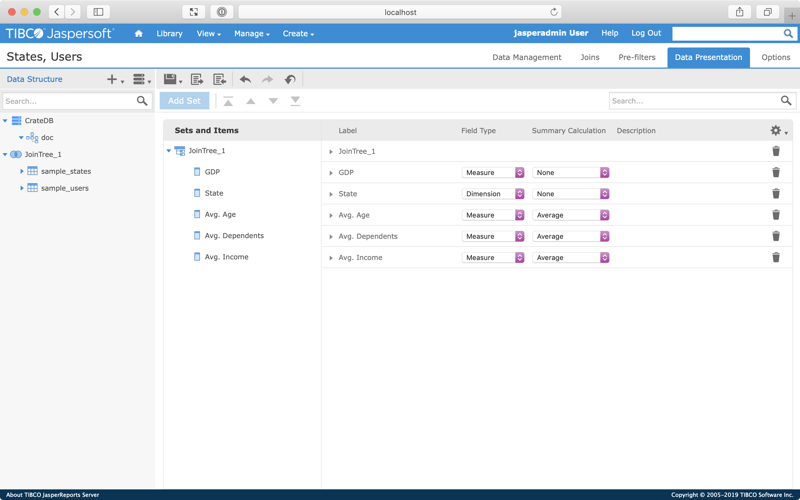 Screenshot of the Domain Designer screen