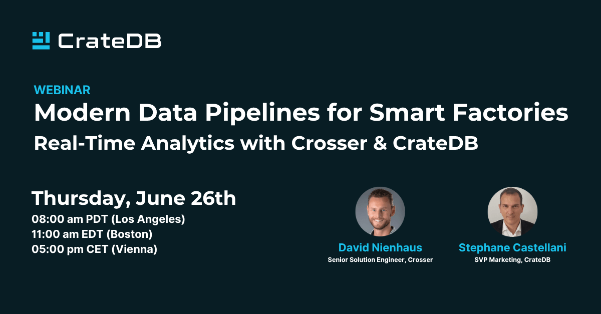 Modern Data Pipelines for Smart Factories