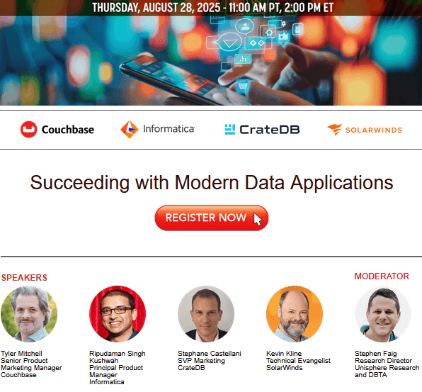 Succeeding with Modern Data Applications