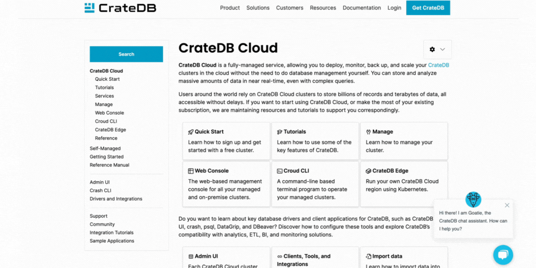 CrateDB tutorials