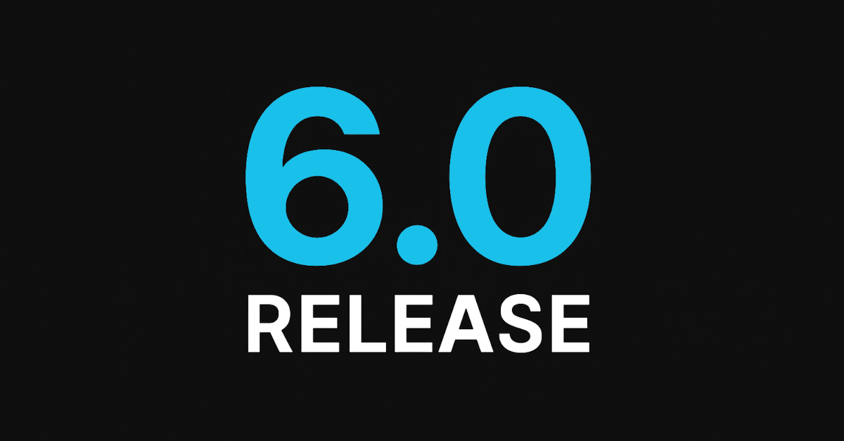 The image represents the CrateDB 6.0 release