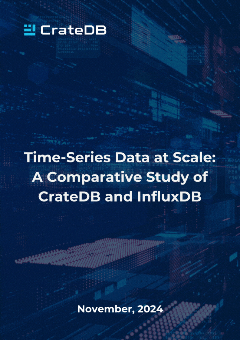 Time-Series Data at Scale: A Comparative Study of CrateDB and InfluxDB