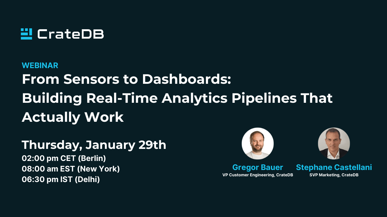 From Sensors to Dashboards