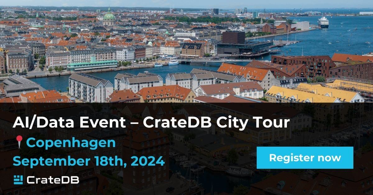 CrateDB European Tour Copenhagen