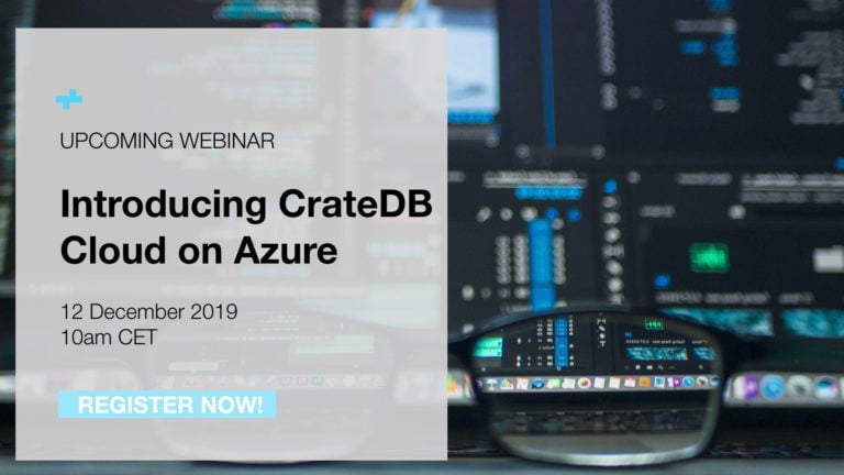 Webinar: Introducing CrateDB on Azure