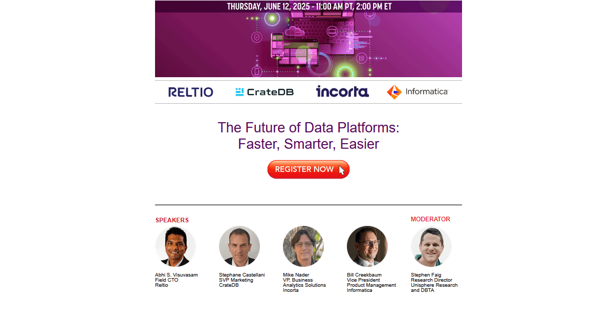 The Future of Data Platforms: Faster, Smarter, Easier